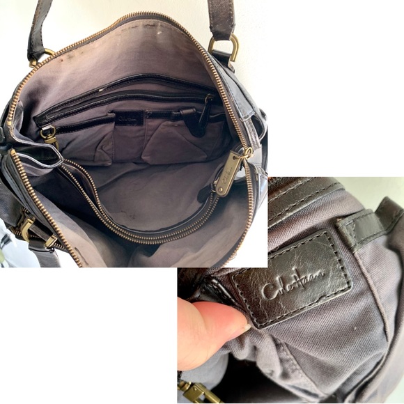 Cole Haan Large Black Leather Aerin Zip Satchel - Picture 8 of 8